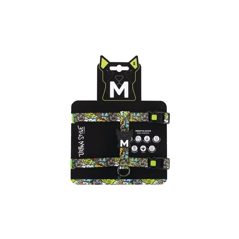 URBAN STYLE FREESTYLE Multicolour Active Dog Harness