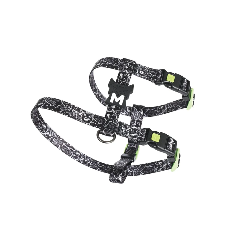 URBAN STYLE FREESTYLE Black & White Active Dog Harness