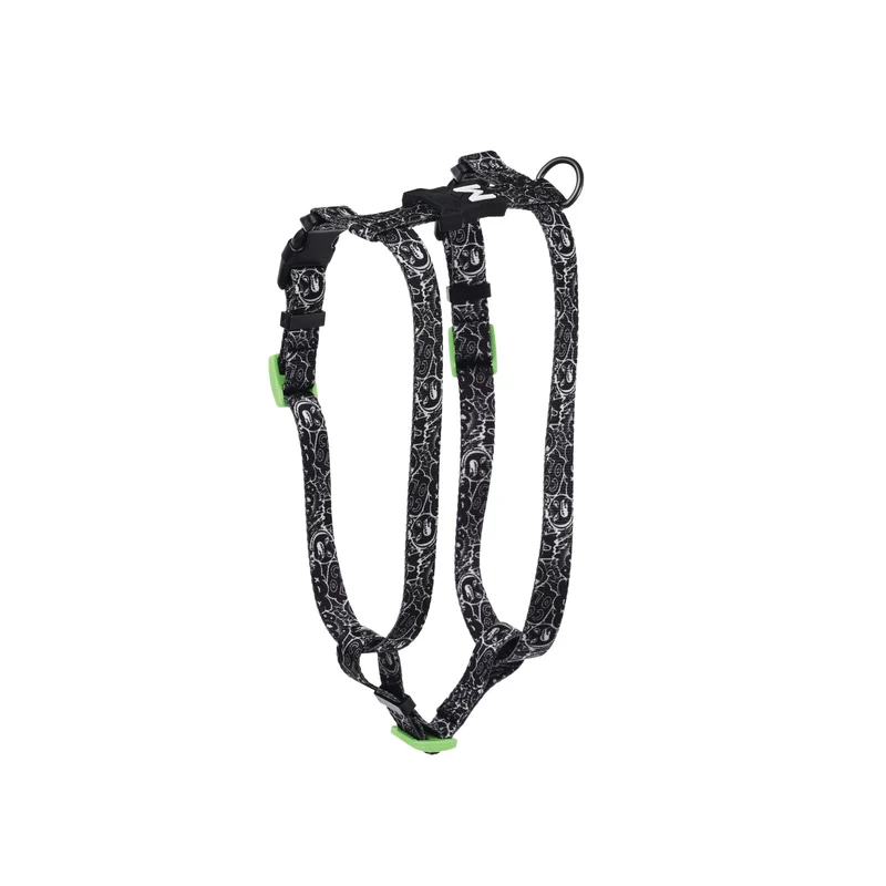 URBAN STYLE FREESTYLE Black & White Active Dog Harness