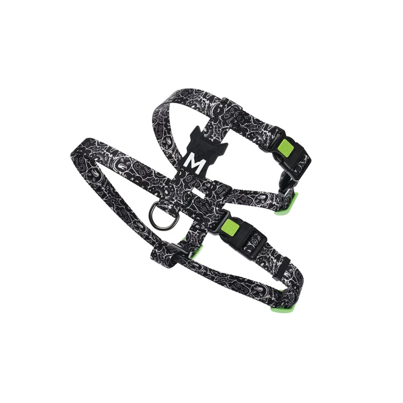 URBAN STYLE FREESTYLE Black & White Active Dog Harness