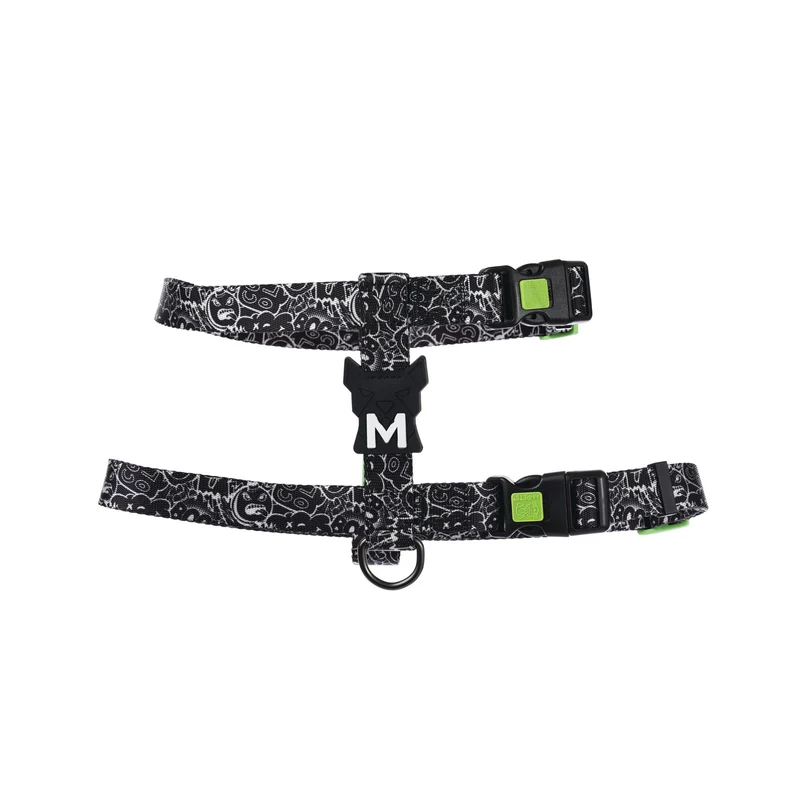 URBAN STYLE FREESTYLE Black & White Active Dog Harness