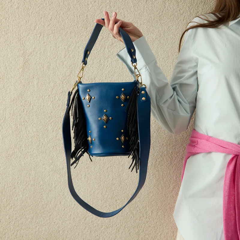 Candy Flecos Navy and Black