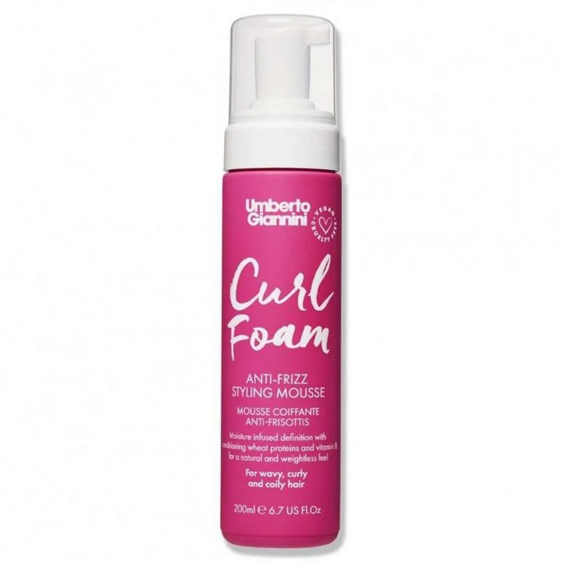 Umberto Giannini Curl Foam Anti-Frizz Styling Mousse 200ml