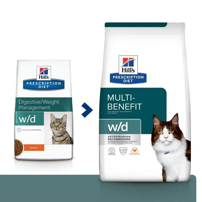 Hill'S W/D 1,5 kg Alimento para Gatos