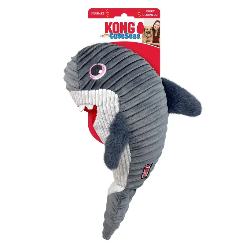 KONG Cuteseas Rufflez Shark M/L Juguete para Perros