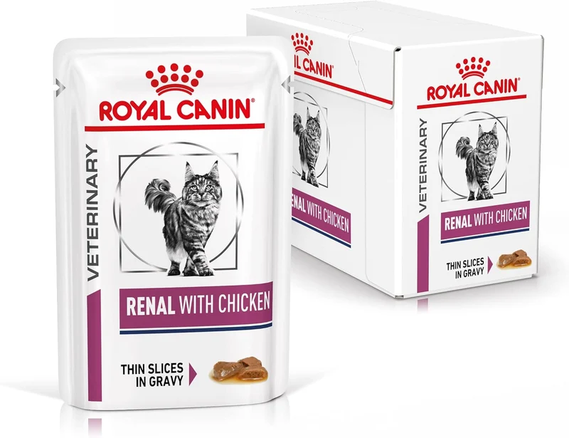 Royal Canin Veterinary Renal Cat 85 Gr (Pollo Salsa)