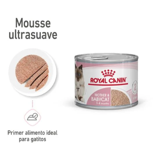 Royal Canin Mother & Babycat 195 gr (Lata Mousse ultra suave)