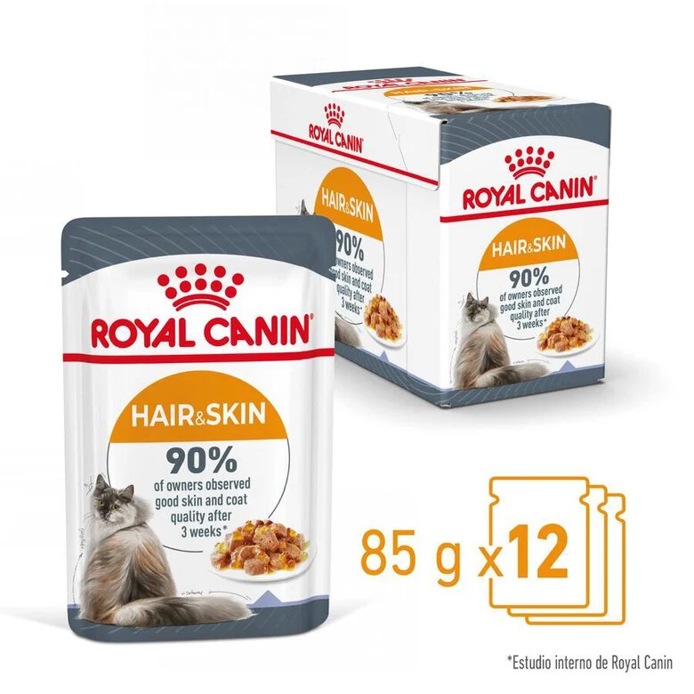 Royal Canin Hair & Skin Care 85 Gr (Sobre Gelatina)