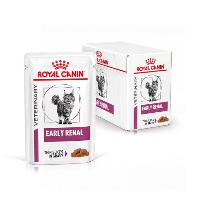 Royal Canin Veterinary Early Renal Cat 85 Gr (Sobre Finas Láminas En Salsa)