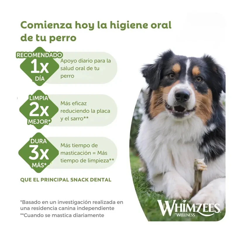 Whimzees Ricebone Snack Dental para Perros