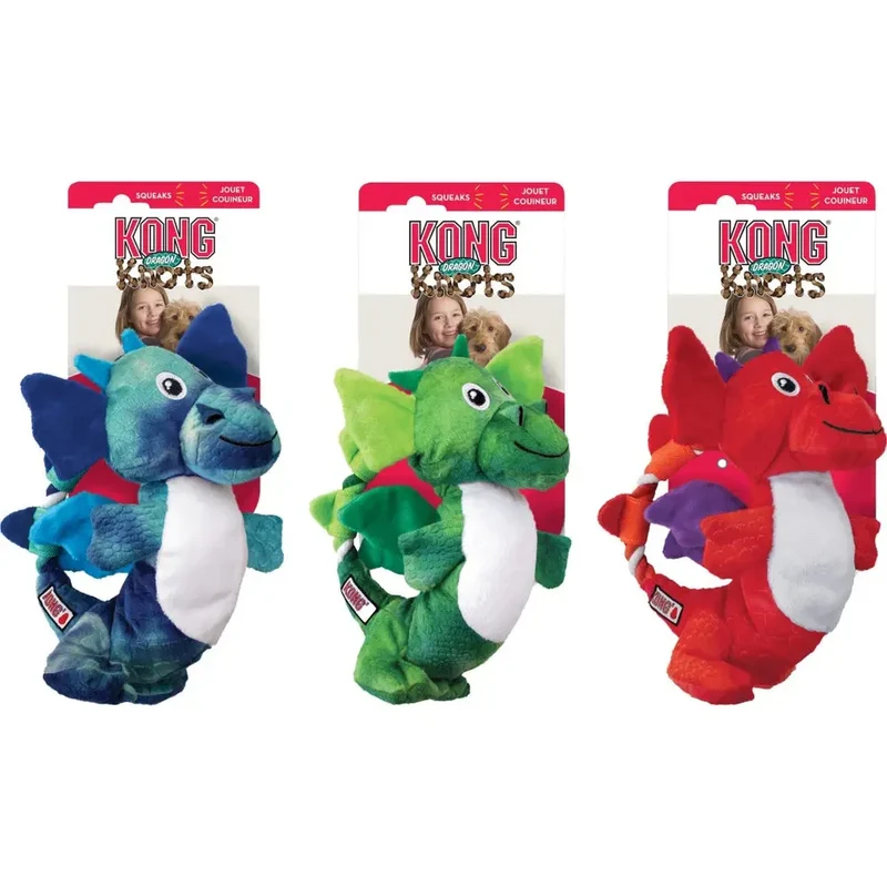 KONG Dragon Knots M/L Juguete para Perros 1 ud
