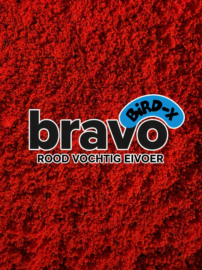 Alimento húmedo Bravo sabor huevo rojo 20 kg - Bird-X con Italia