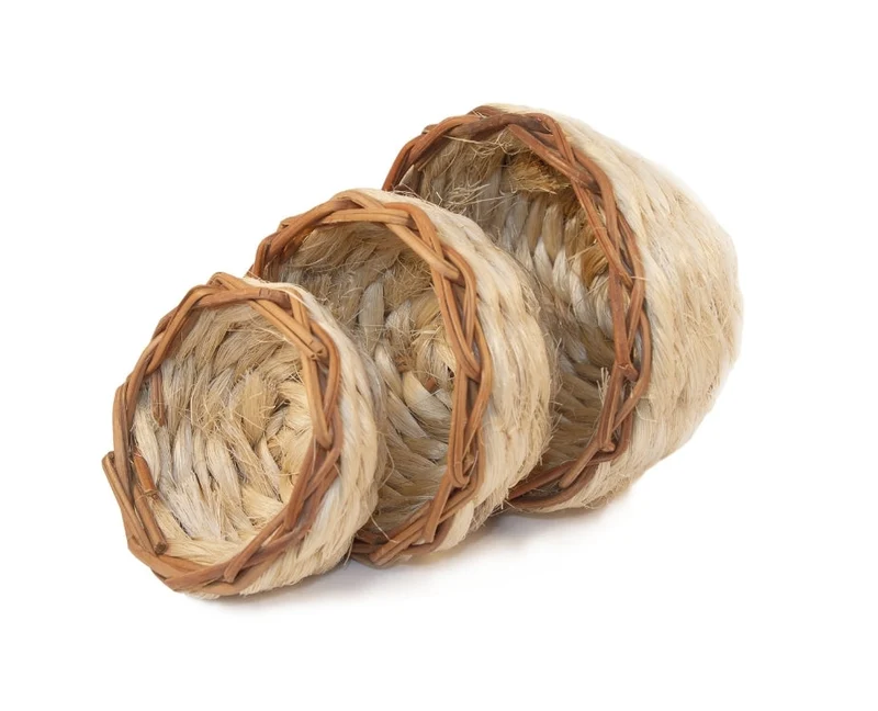 Nido de sisal blanco preformado Ø 11cm