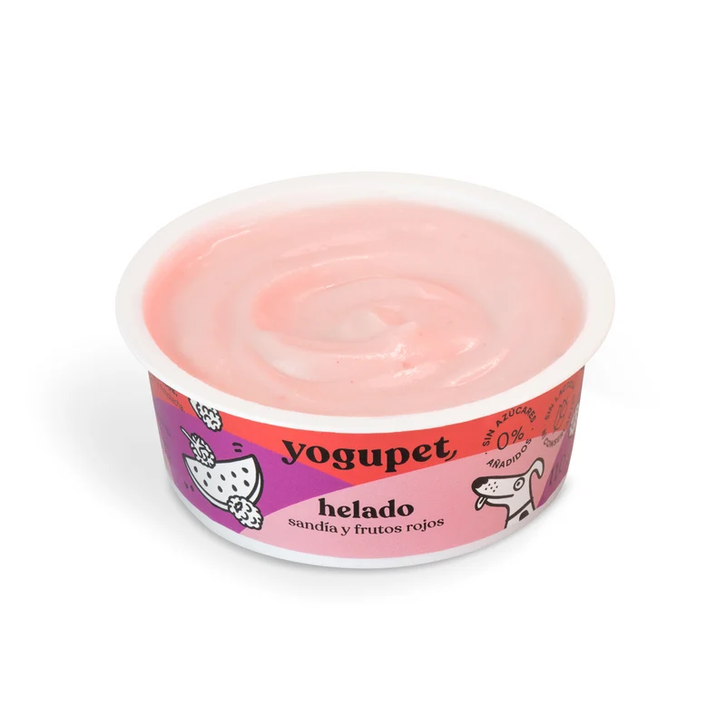 Yogupet Helado de Sandía y Frutos Rojos 110g