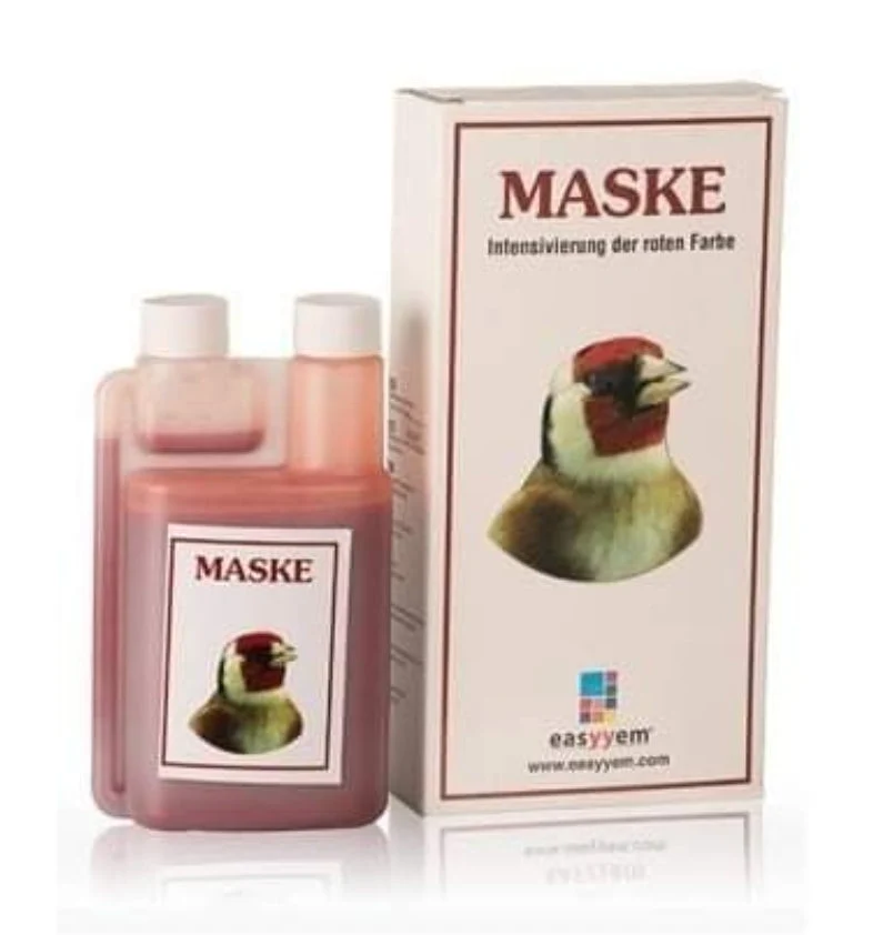 Mascarilla, colorante líquido rojo - Easyyem