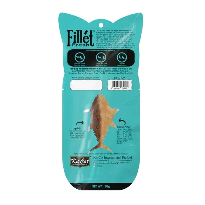 Kit Cat Filletfresh - Atun Y Fibra (Hairball) 30g