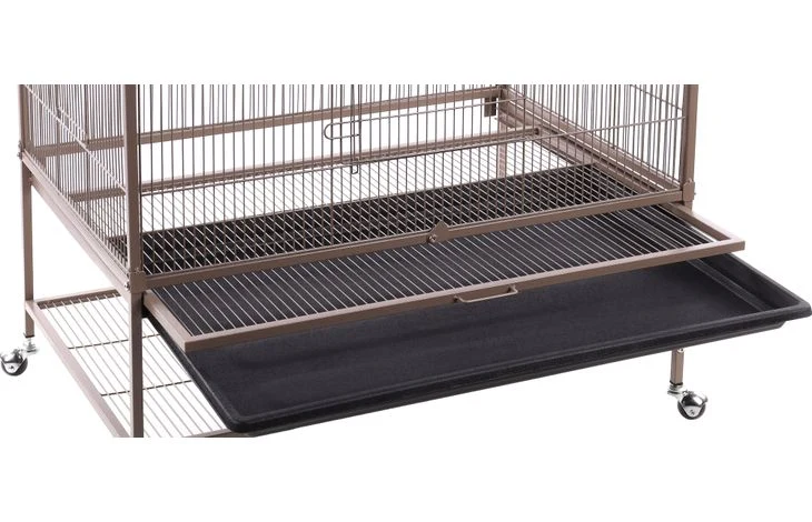Aviario Sumba Taube - Aviario exterior para 8 aves - Aviario de aluminio - 79x52x134 cm - Aviario Flamingo