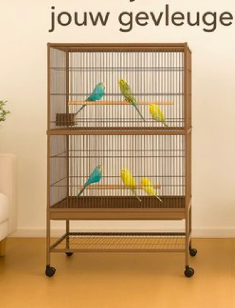 Aviario Sumba Taube - Aviario exterior para 8 aves - Aviario de aluminio - 79x52x134 cm - Aviario Flamingo