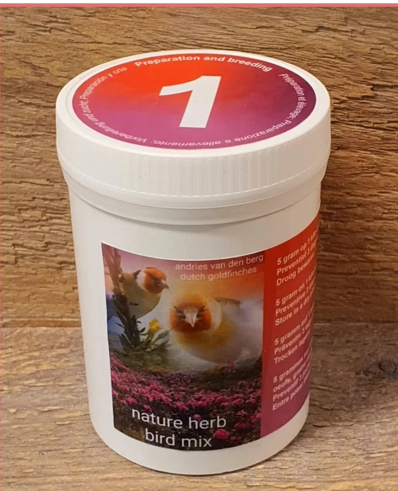 Paquete combinado - Mezcla de hierbas para pájaros - 8 productos