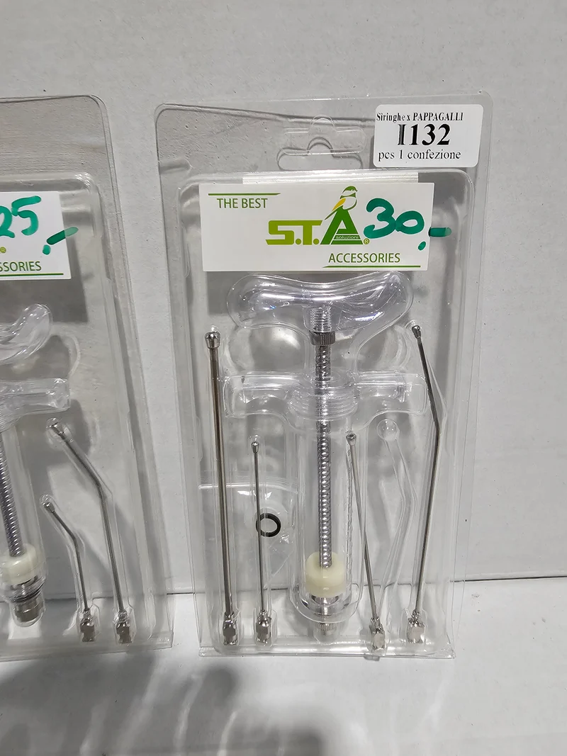 STA-I132 Set de Alimentación para Loros Periquitos / Jeringa + Agujas