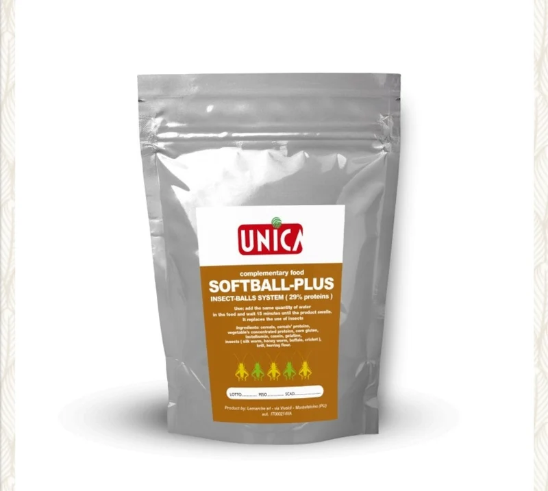 Softbol Plus 250 gramos (Insectos) 29% Proteína (Alternativa a Insectos Congelados)
