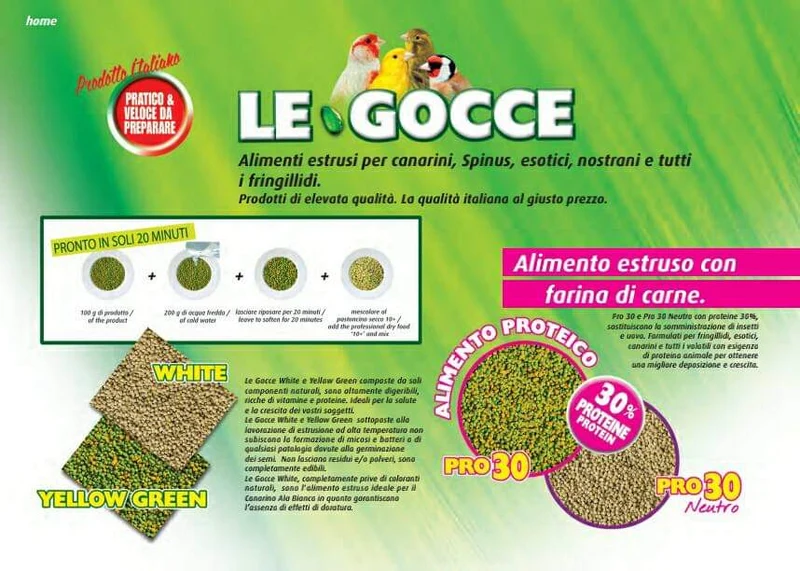 Le Gocce White 450 gramos (sustituto de semillas) - All Pet