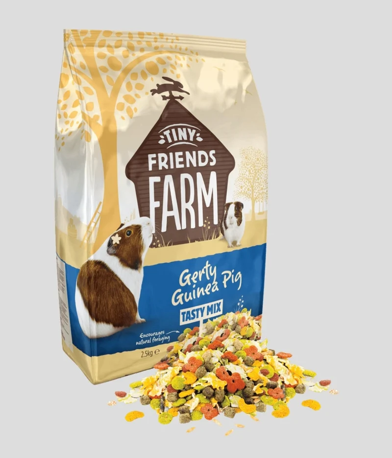 Supreme Tiny Friends Farm Gerty Guinea Pig Tasty Mix - Alimento para cobayas - 850 gramos