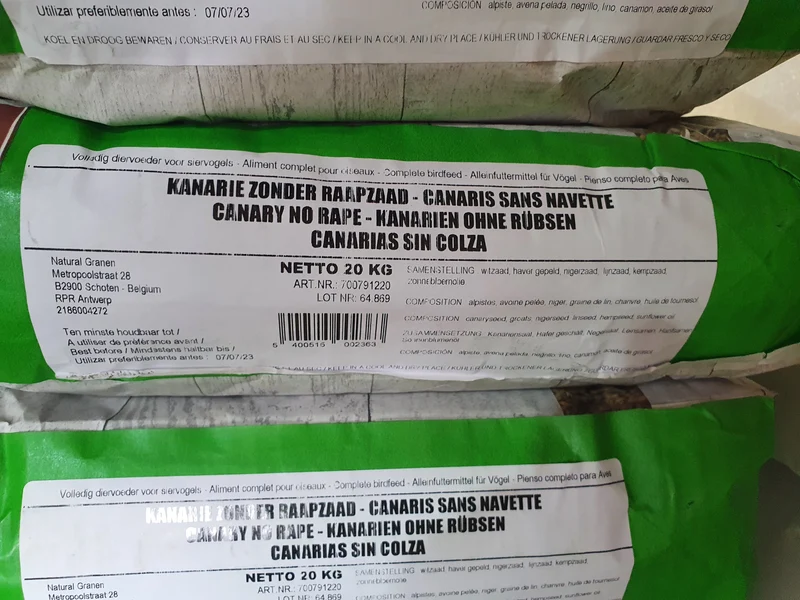 Mezcla de calidad King Canary sin colza 5 kg