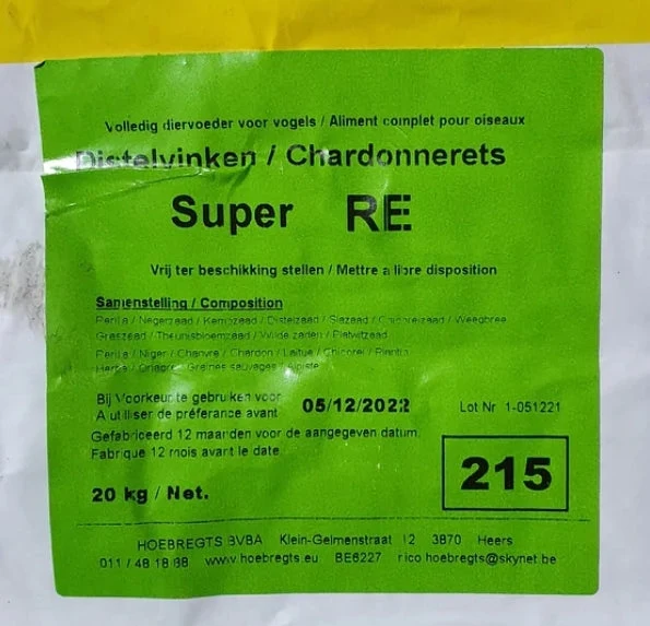 Jilgueros Super RE 1kg - Hobbyfarm Hoebregts