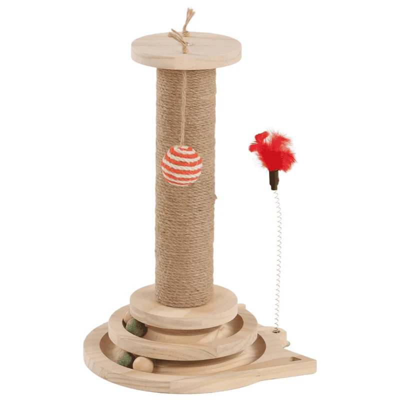 Flamingo Rascador Marrón para Gatos