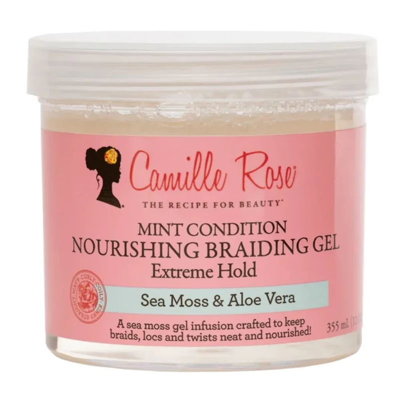 Camille Rose Mint Condition Nourishing Braiding Gel Extreme Hold 355ml