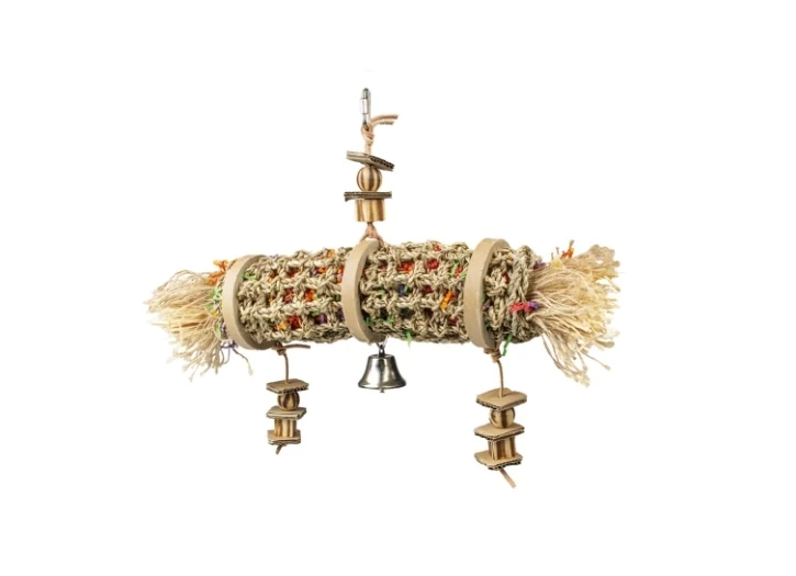 Duvo+ Bird Toys Seagrass Tubo 35x46x10cm