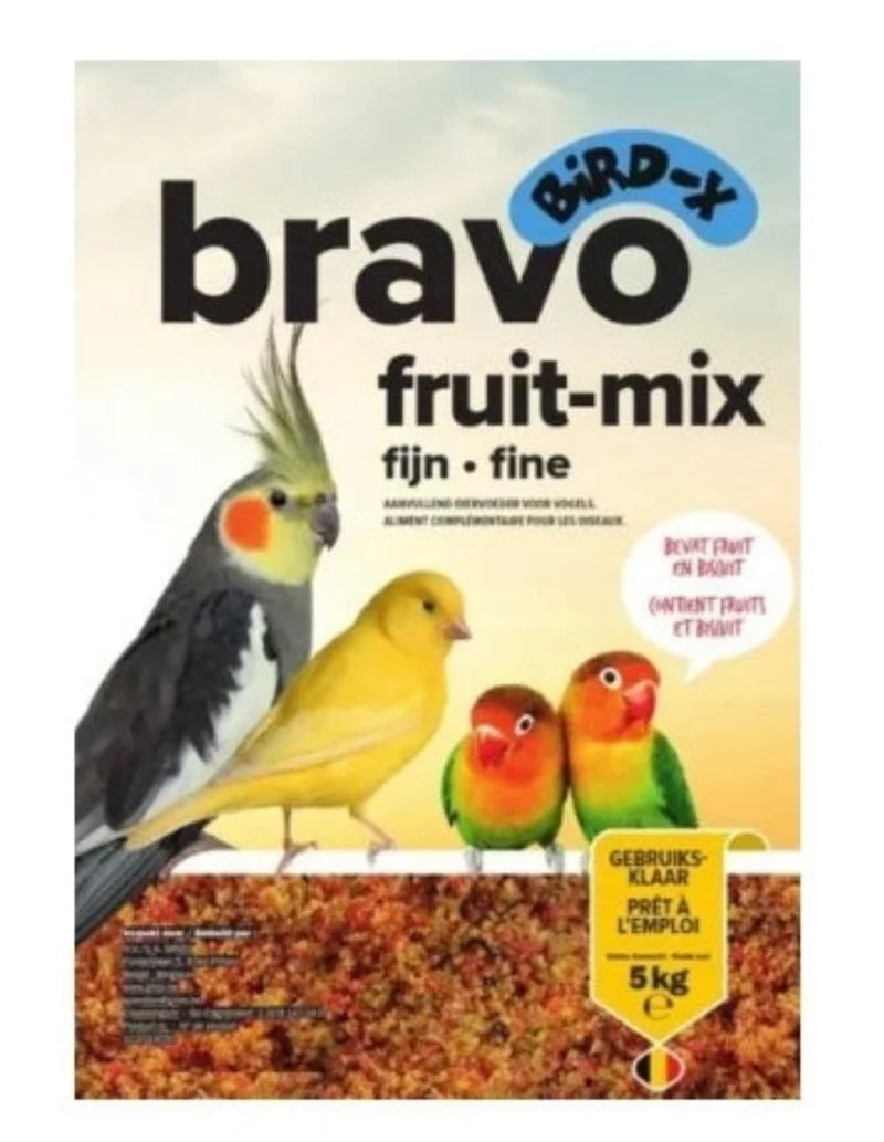 Mezcla de Frutas Bravo Fino 5kg - Bird-X Grizo