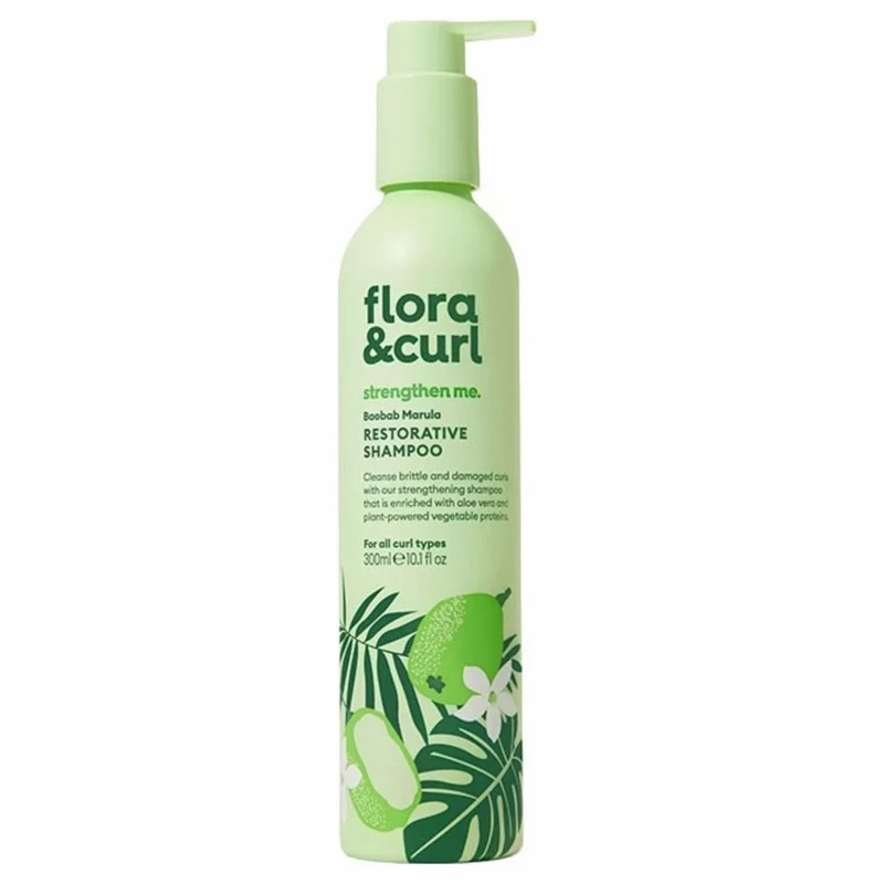 Flora & Curl Restorative Shampoo Baobab & Marula 300ml