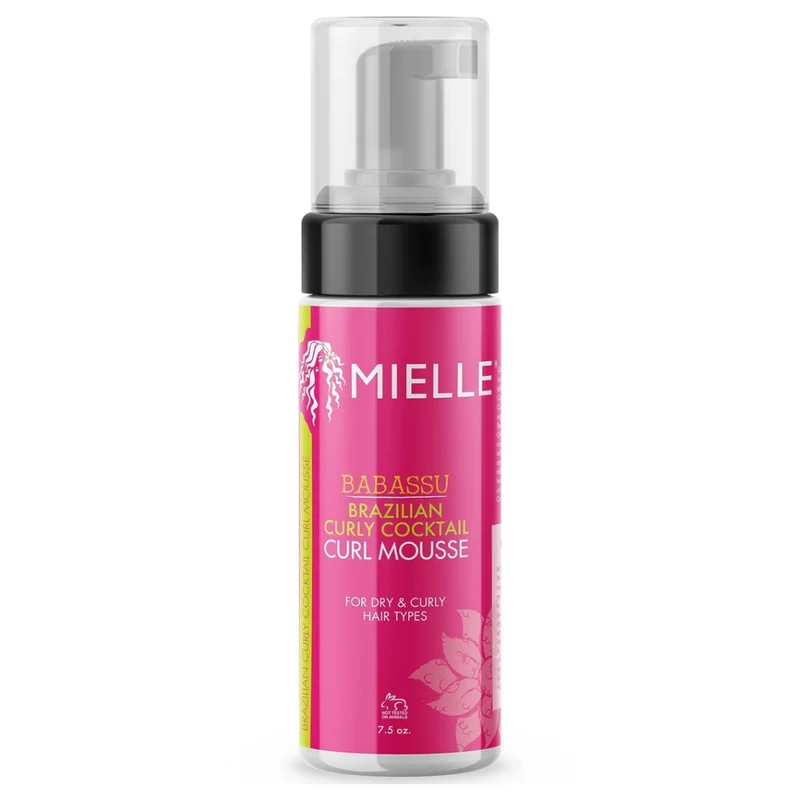 Mielle Babassu Brazilian Curly Cocktail Curl Mousse 7.5oz