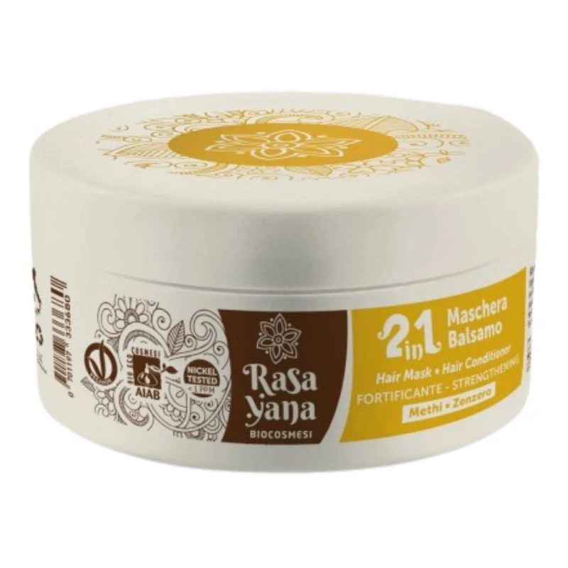 Rasayana Biocosmesi 2in1 Maschera Balsamo Hair Conditioner Fortificante