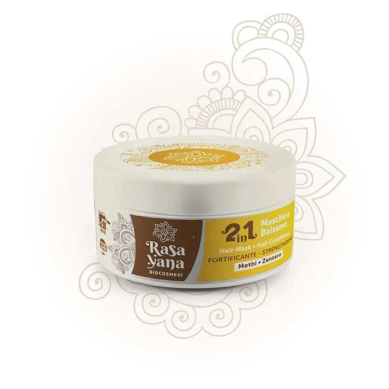 Rasayana Biocosmesi 2in1 Maschera Balsamo Hair Conditioner Fortificante