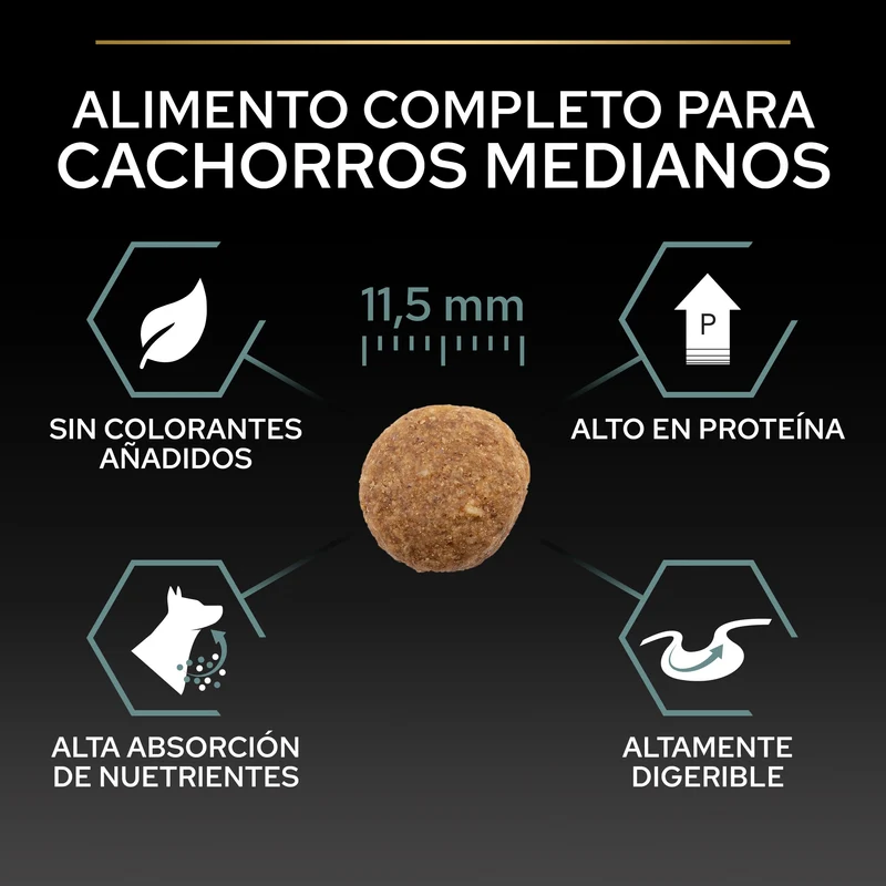 Pro Plan Dog Medium Puppy Digest Cordero Pienso para Cachorros