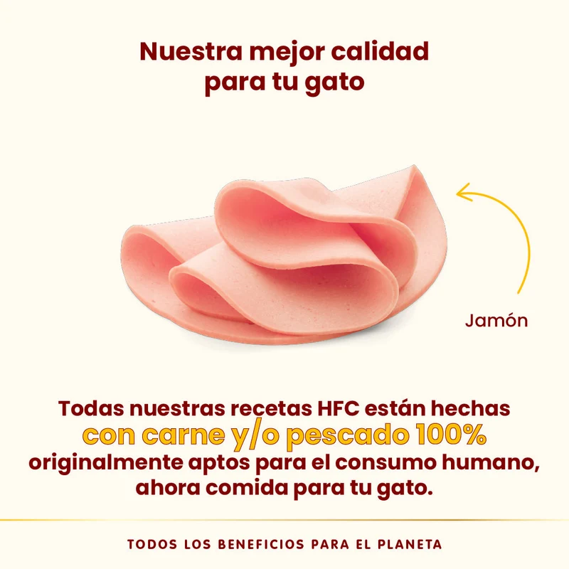Almo Nature HFC Complete Sterilized Jamón Tarrina Comida Húmeda para Gatos