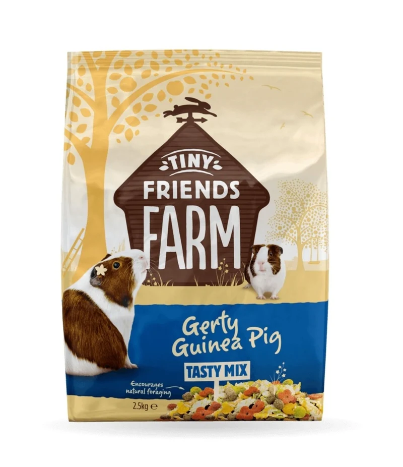 Supreme Tiny Friends Farm Gerty Guinea Pig Tasty Mix - Comida para cobayas - 2.5 kg