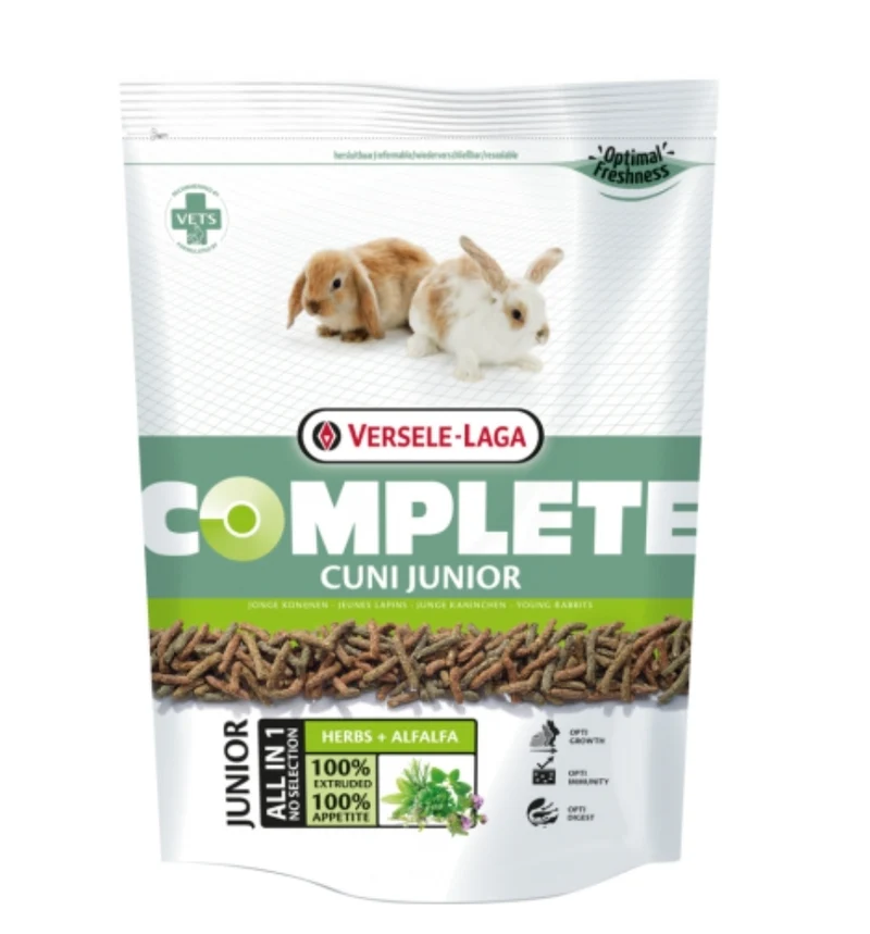 Complete Cuni Junior 500gr - Croqueta alta en proteínas - Conejos Jóvenes (Enanos) 6-8 Meses