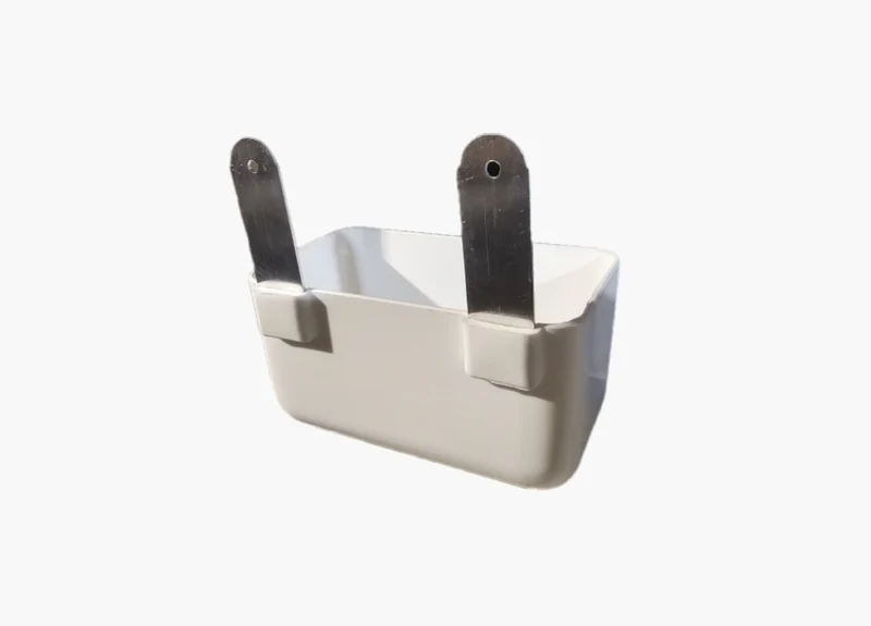 Cuenco para beber y comer para viudas + tira blanca