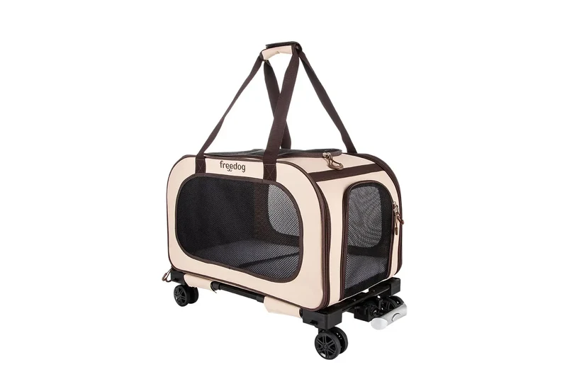 Freedog Transportín con Ruedas Trolley TravelTails 54x33x42cm
