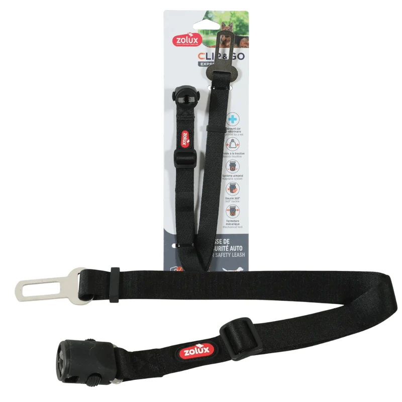 Zolux Adaptador Cinturón de Seguridad para Coche Clip & Go para Perros