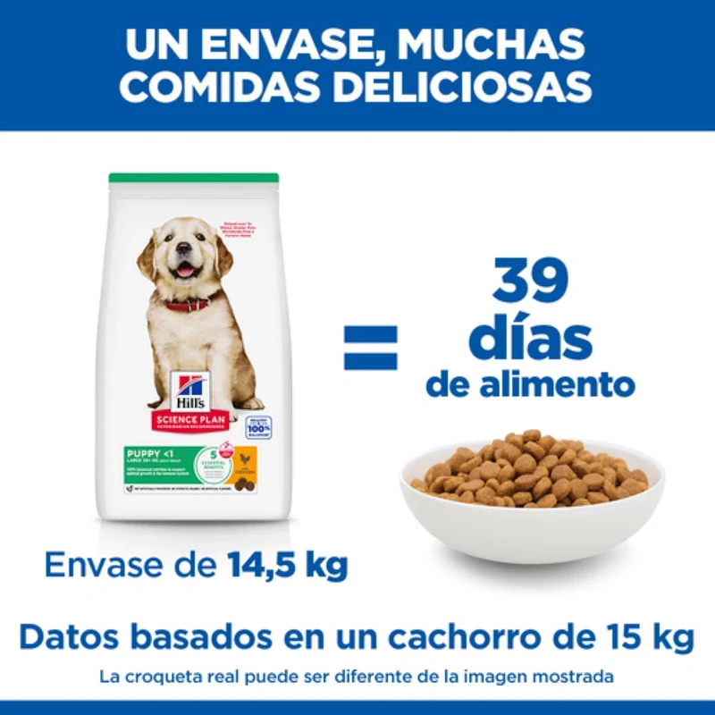 Hill's Science Plan Puppy Razas Grandes Pollo Pienso para Cachorros