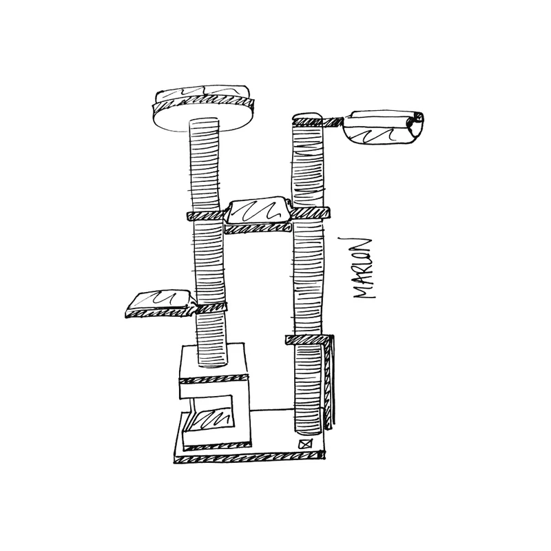 Elite - Marlon Cat tree Beige