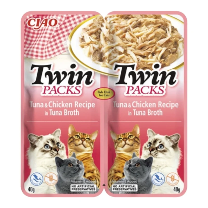 Twins Pack Pouche Atún y Pollo para Gatos