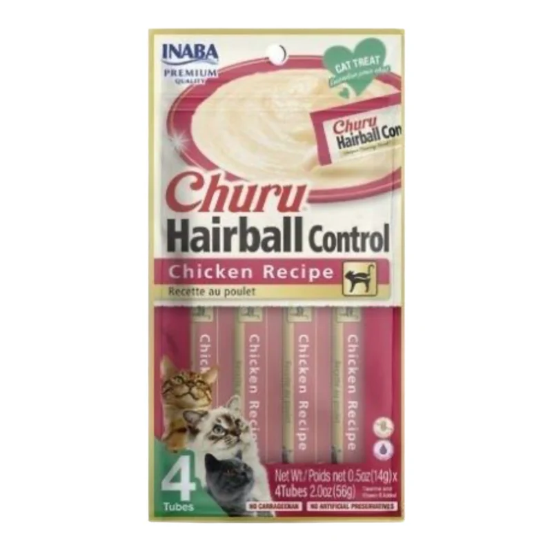 Churu Crema Hairball Control Pollo para Gatos
