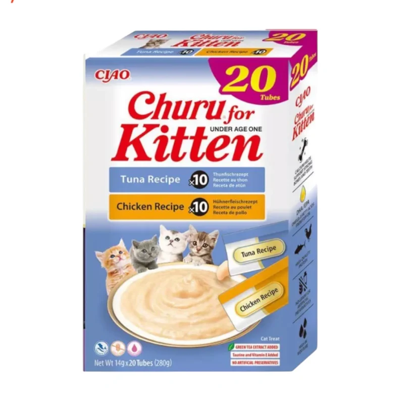 Churu Crema Kitten Pollo para Gatitos