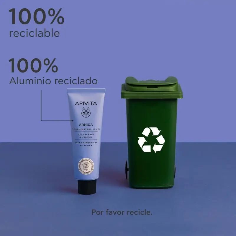 Apivita Cremas Herbales Gel Calmante Con Árnica, 50 ml